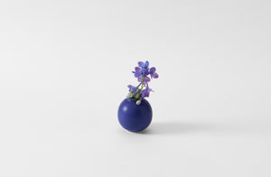 Christiane Perrochon Blue Violet Petite Boule Vase