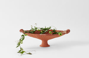 Frances Palmer Terracotta Ferrin Pedestal Bowl