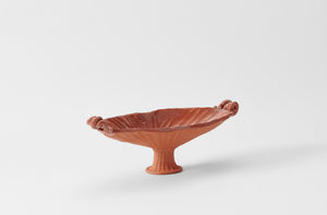 Frances Palmer Terracotta Ferrin Pedestal Bowl