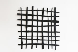 Large Black Open Grid
