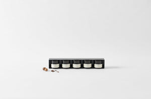 MARCH Pantry Black Steel Spice Rack with Essential Baking Spices