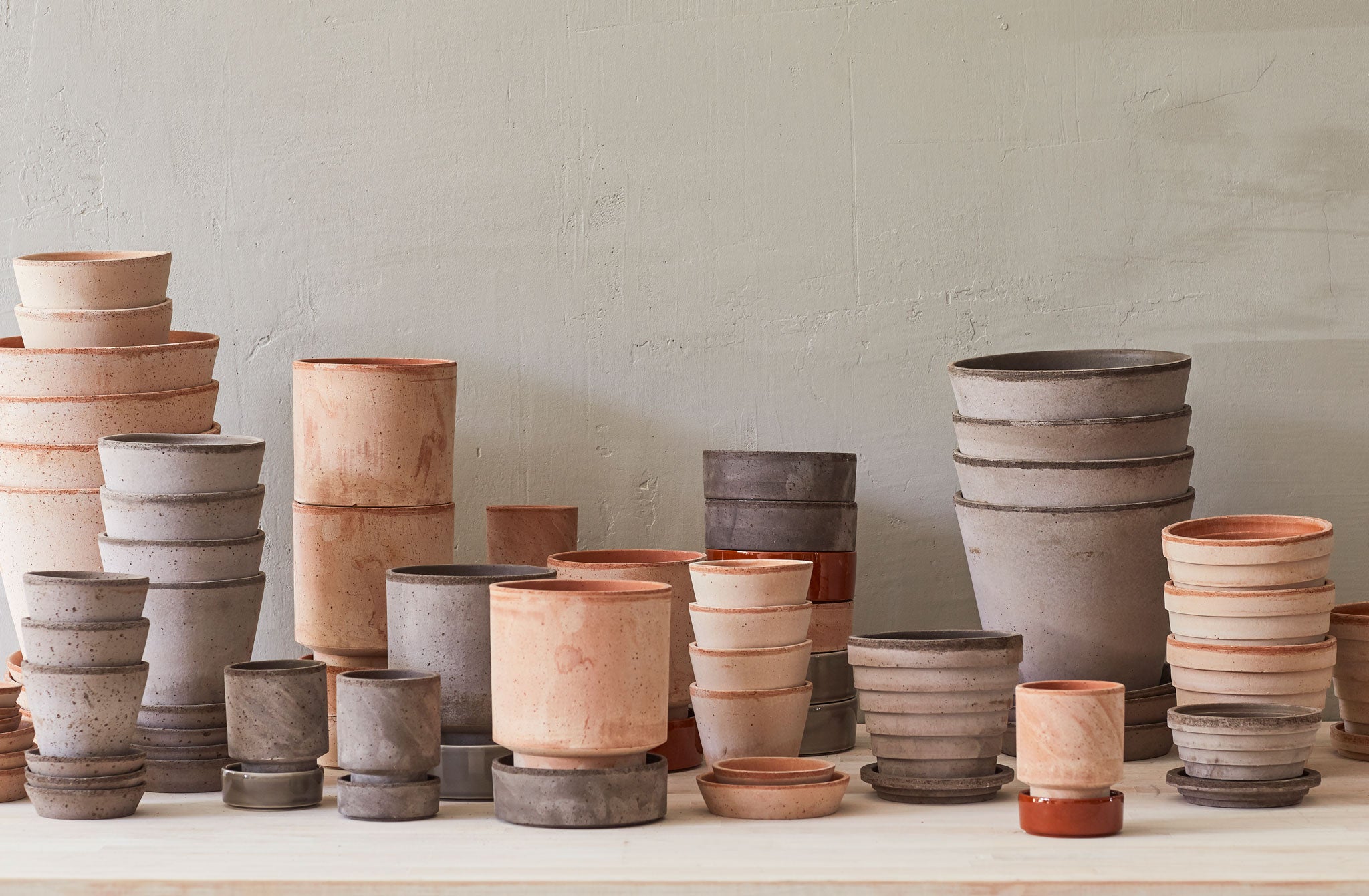 Large Terracotta Herb Pot and Saucer