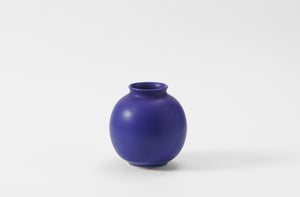 Christiane Perrochon Blue Violet Medium Boule Vase