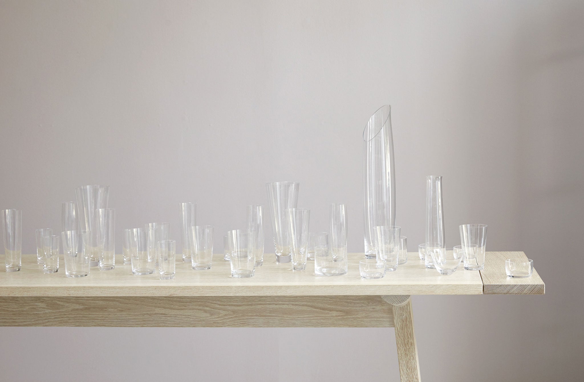 Deborah Ehrlich Simple Crystal Curved Champagne Glass