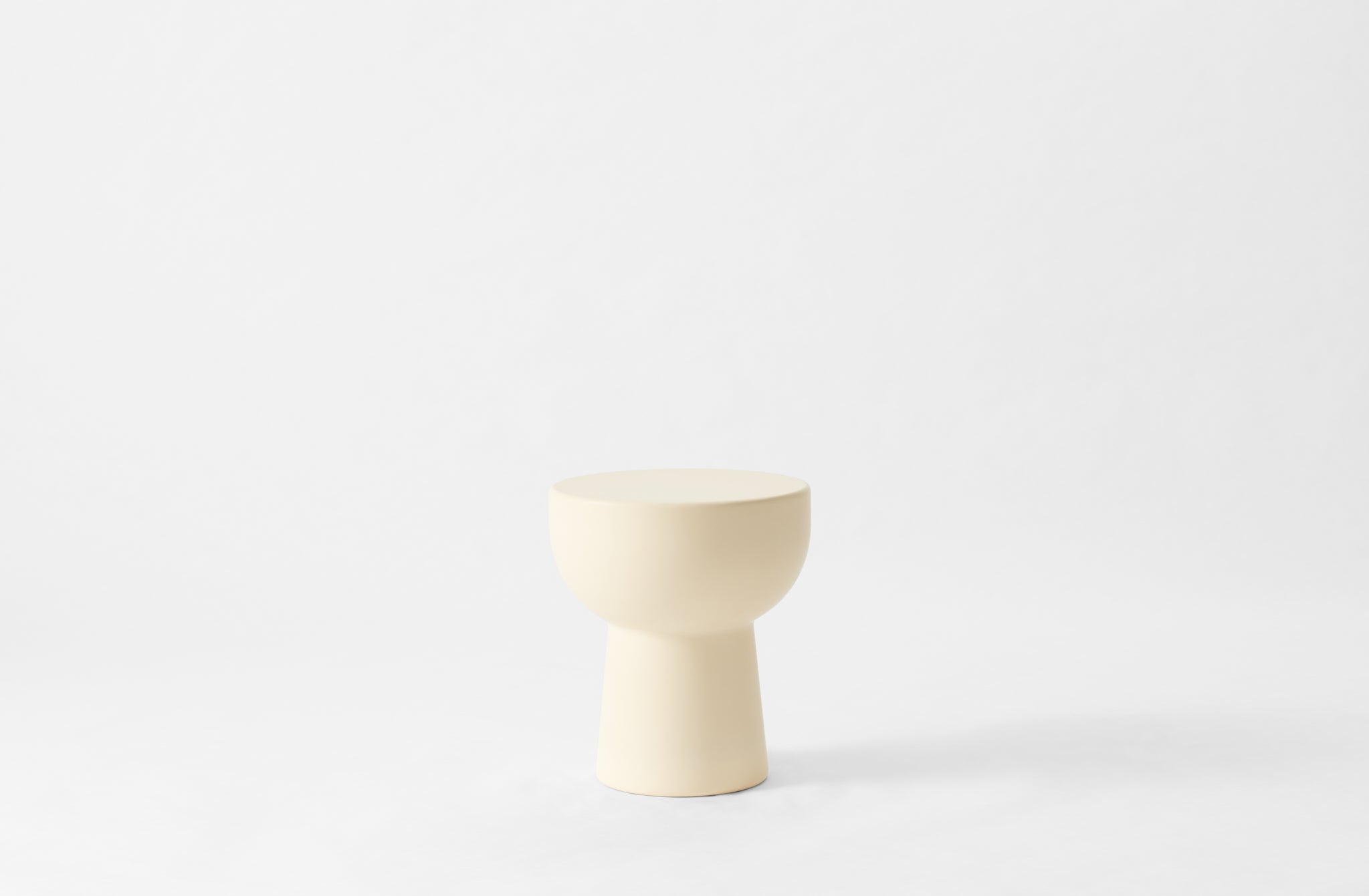 Faye Toogood Cream Roly-Poly Stool
