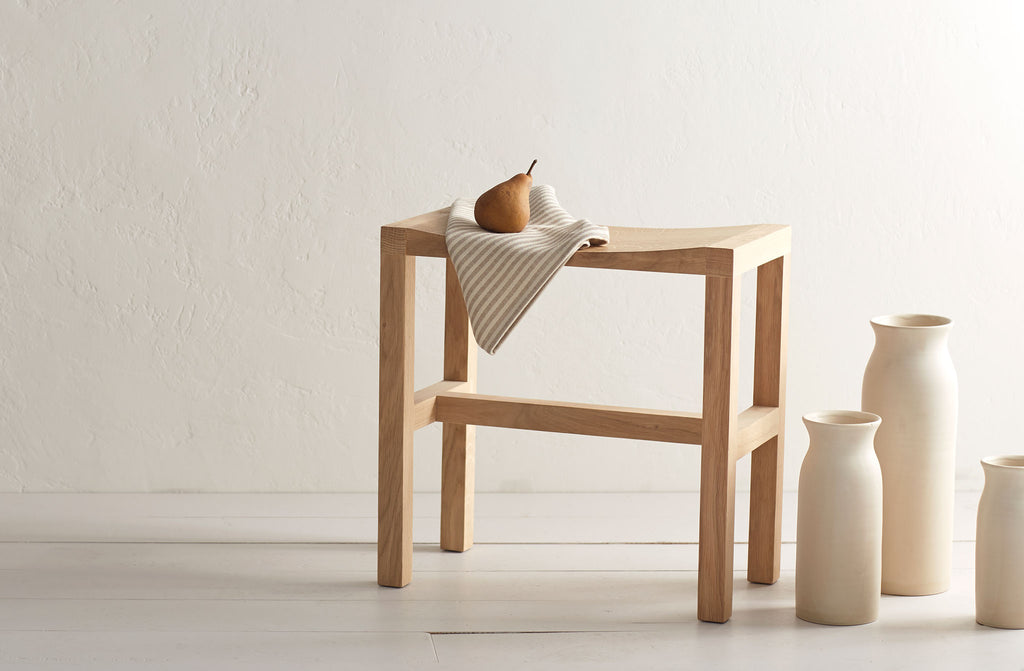 Michaël Verheyden Oak Table Stool – MARCH