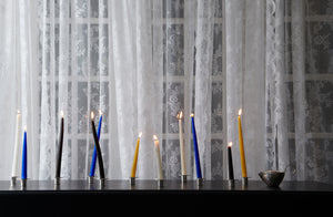 Hand Dipped Cobalt Taper Candles