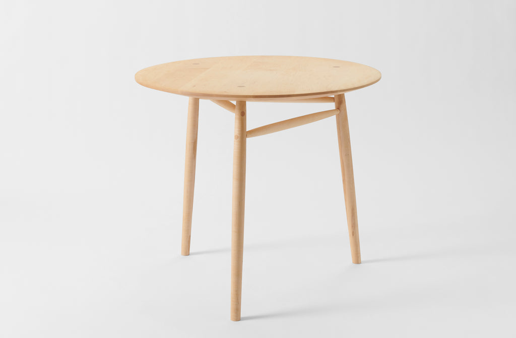 Sawkille Co. Oiled Maple Spindle Table