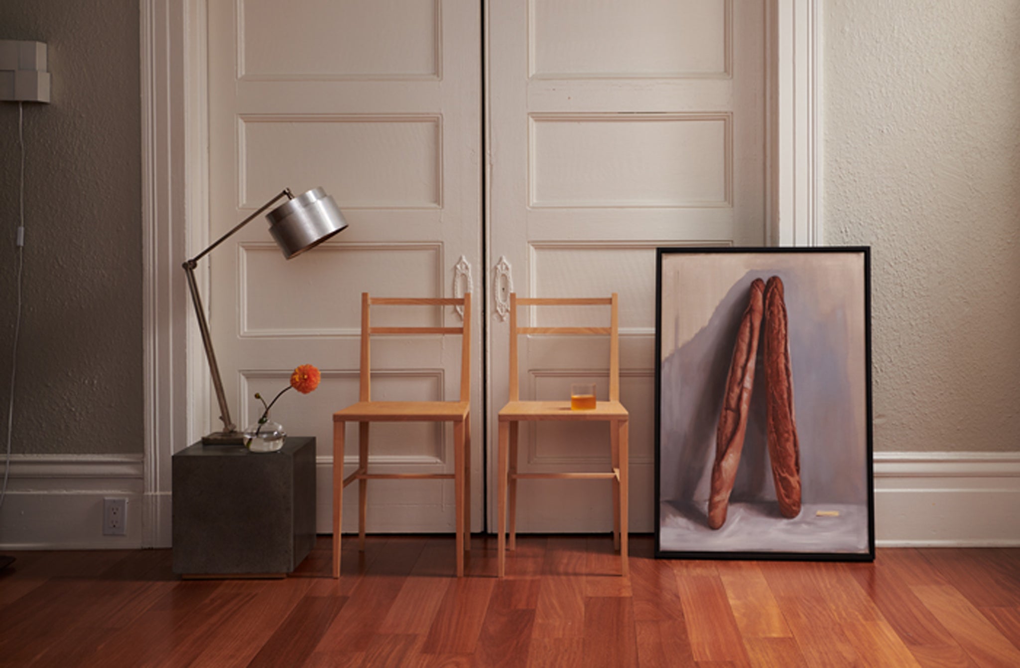 Deborah-ehrlich-chairs-and-michael-verheyden-cube-side-table-insitu