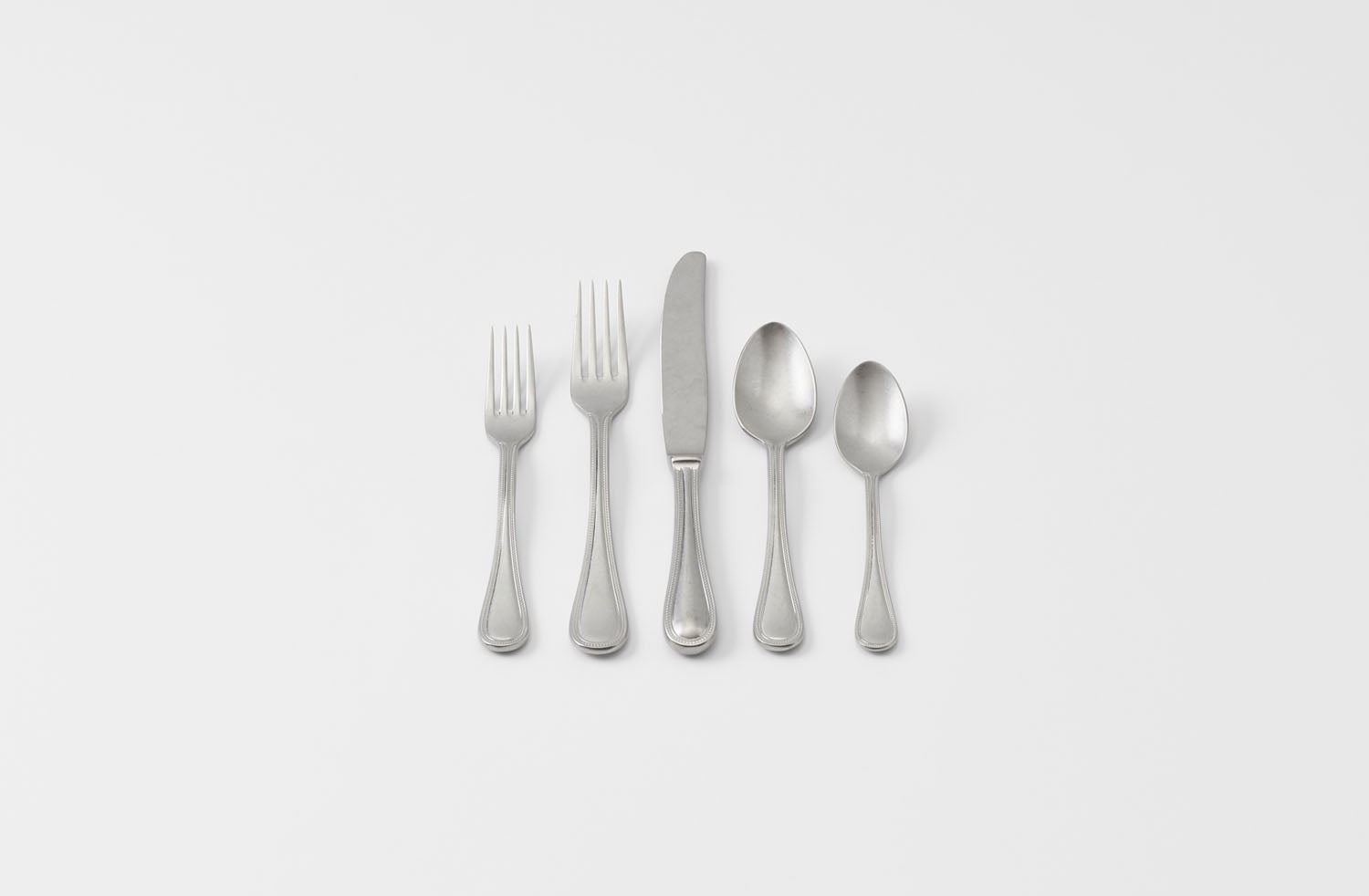 Perla Pewter Finish Flatware