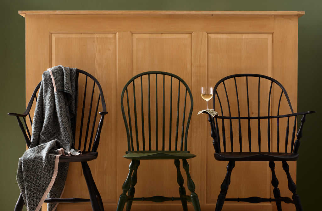 Sawyer Made Hunter Green Windsor Side Chair – MARCH