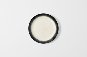Ann Demeulemeester Cream and Black Dinner Plate