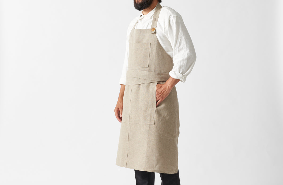 At Work Linen Utility Apron