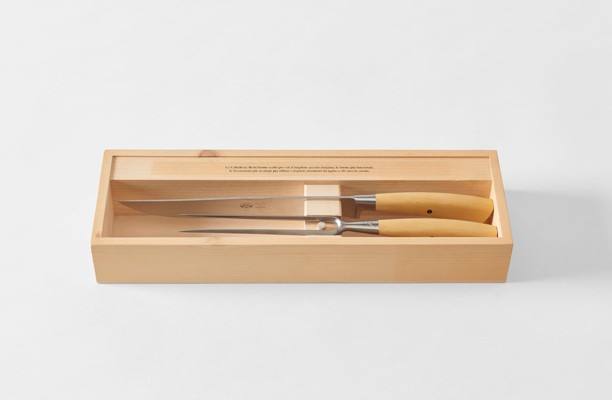 Berti Boxwood Carving Set