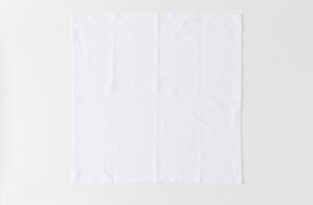 Boxwood Linen White Napkin