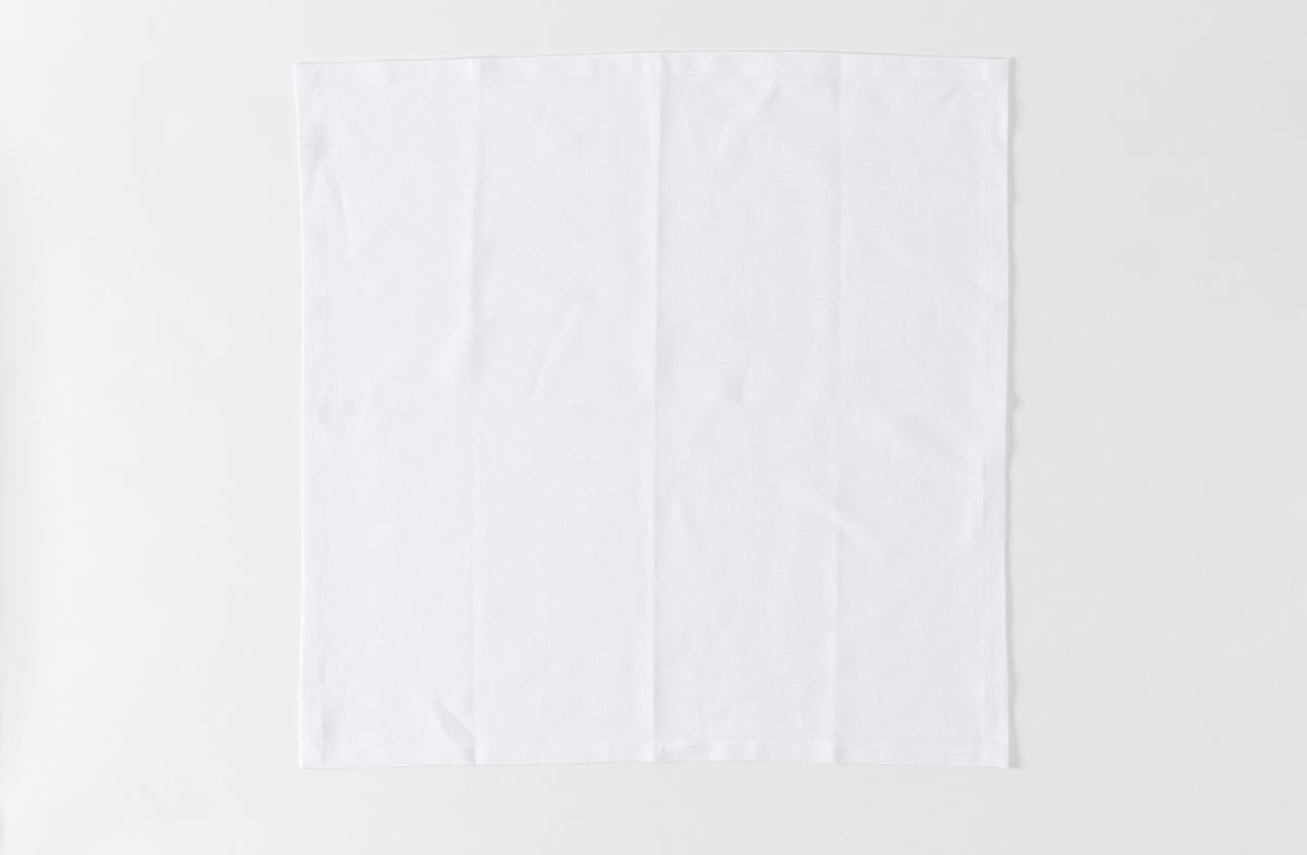 Boxwood Linen White Napkin