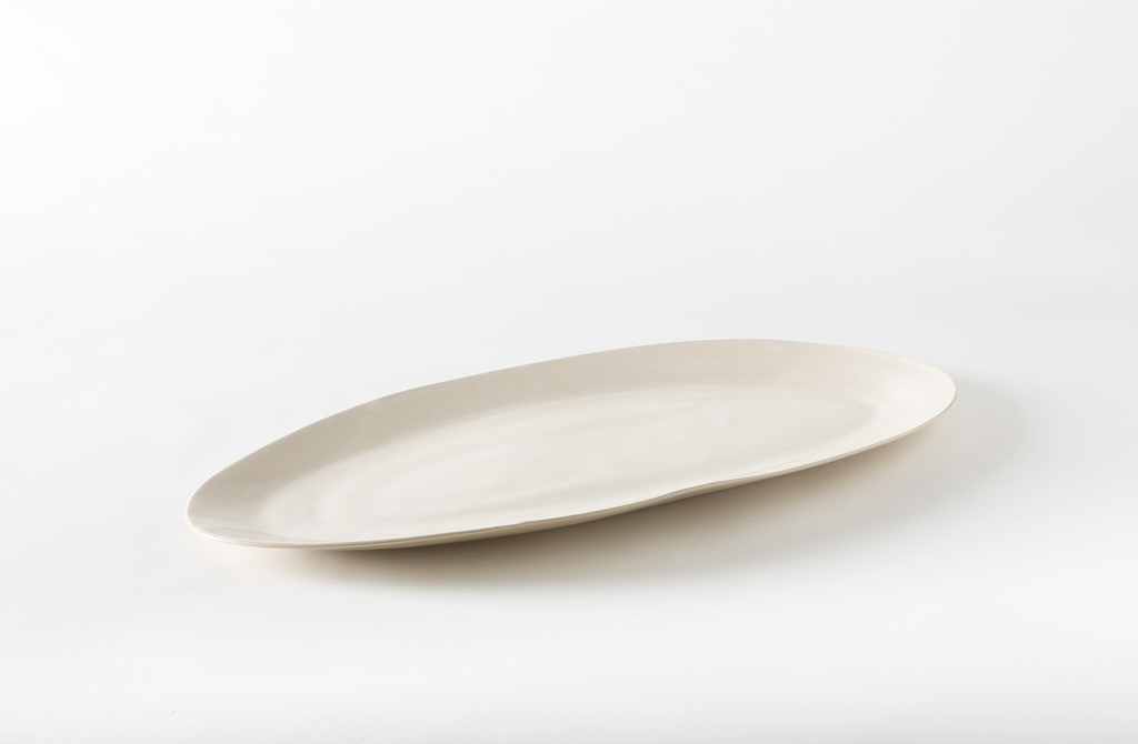 Brickett Davda White Oval Platter