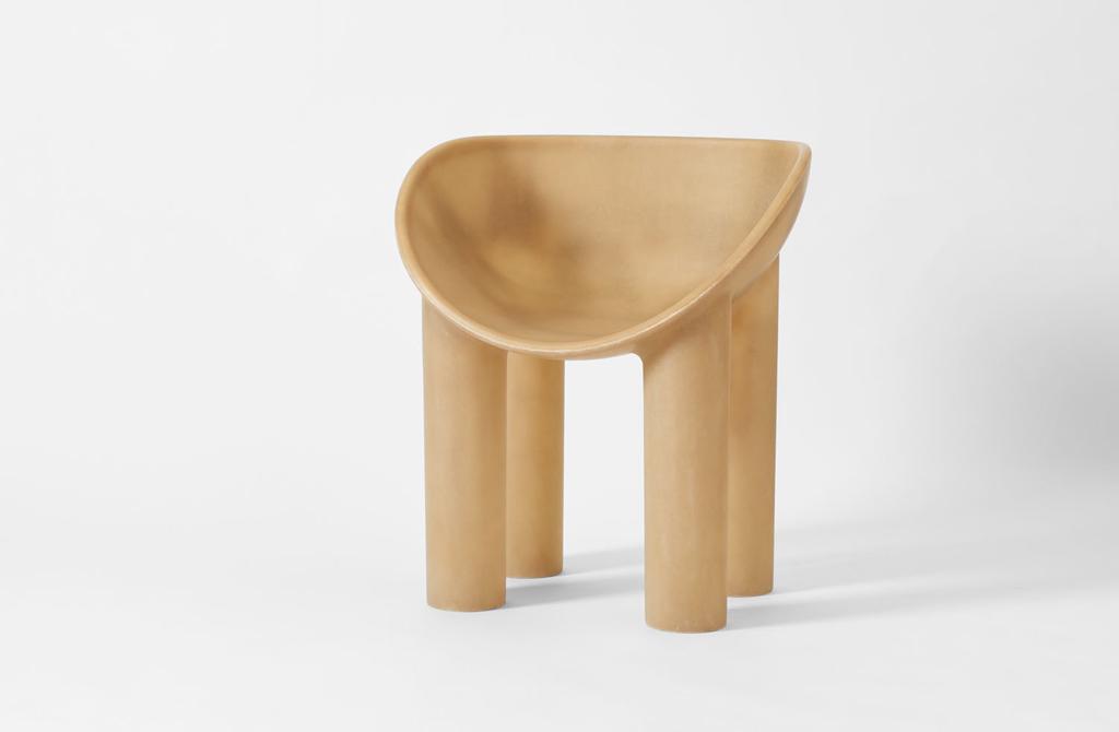 Faye Toogood Raw Roly-Poly Dining Chair