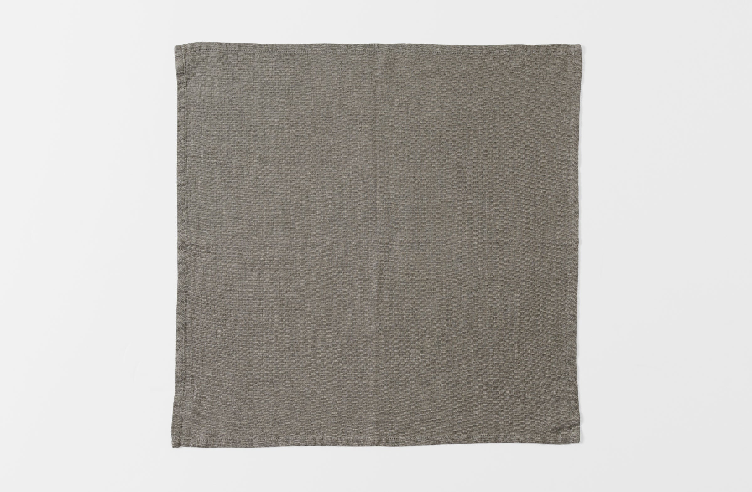 charcoal napkin shot from above