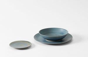 Christiane Perrochon Grey Blue Dessert Plate