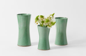 Christiane Perrochon Jade Medium Hourglass Flower Vase