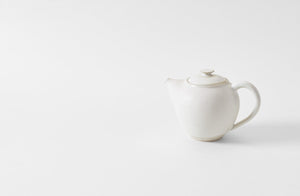 Christiane Perrochon White Beige Large Teapot