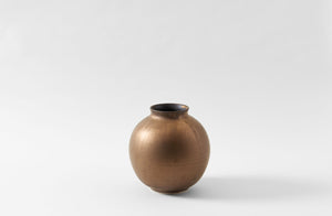 Christiane Perrochon Metallic Gold Boule Vase