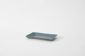 Christiane Perrochon Steel Blue Crystallized Tray