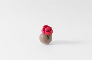 petite boule with red flower