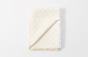 Cream Check Tablecloth