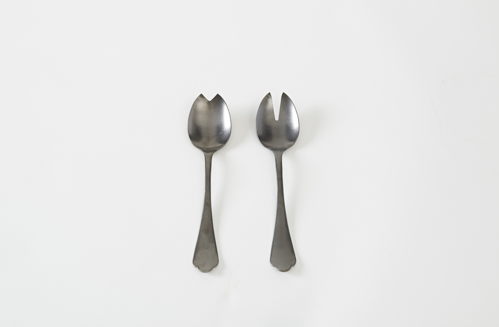 Dolcevita Black Pewter Salad Set