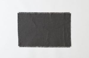 Boxwood Linen Arabica Fringed Placemat
