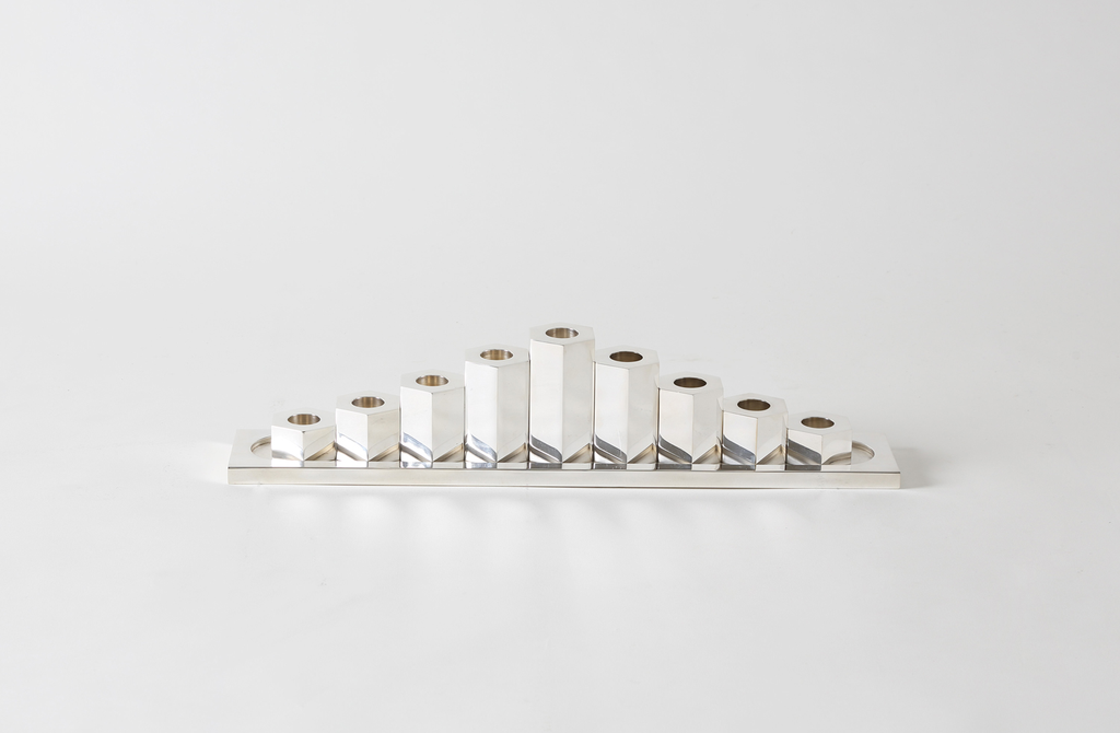 MARCH Silver Menorah