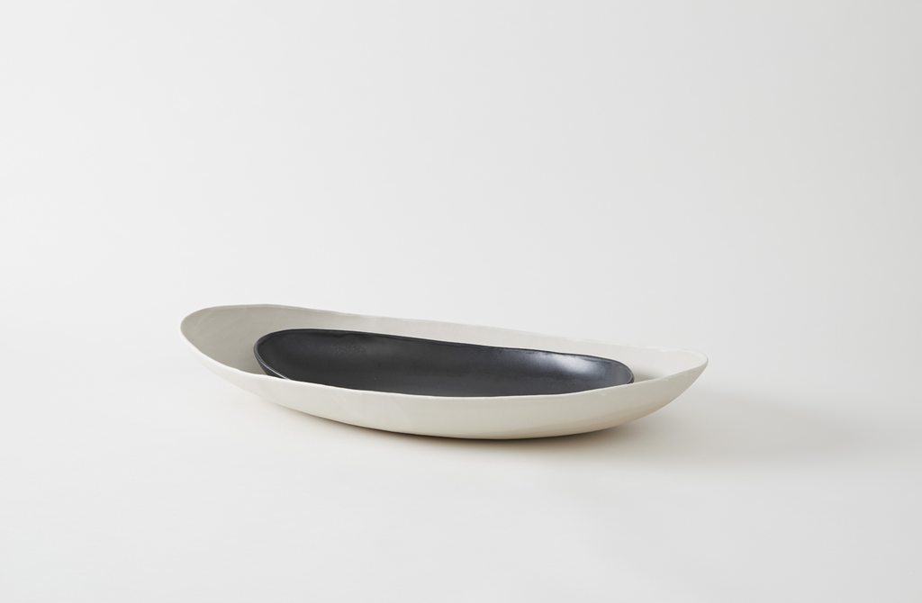 Christiane Perrochon Powder White Extra Large Oval Dish