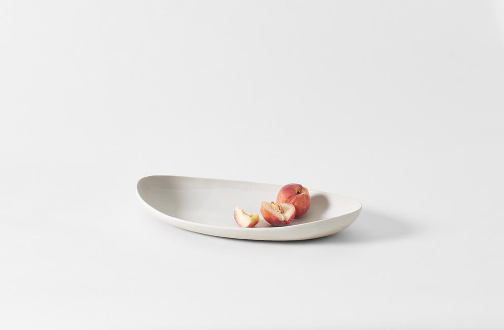 Christiane Perrochon Powder White Small Long Oval Dish