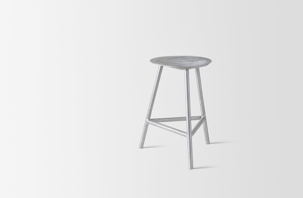 Faye Toogood Aluminum Spade Counter Stool