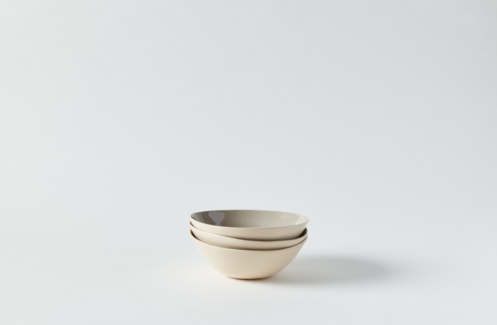 Brickett Davda Taupe Soup Bowl