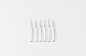Forge de Languiole Olivier Gagnère White Table Knives Set of 6