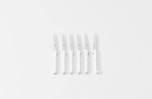 Forge de Languiole Olivier Gagnère White Table Knives Set of 6