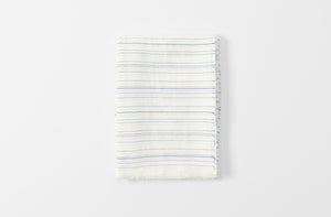 Greta Cobalt Stripe Tablecloth