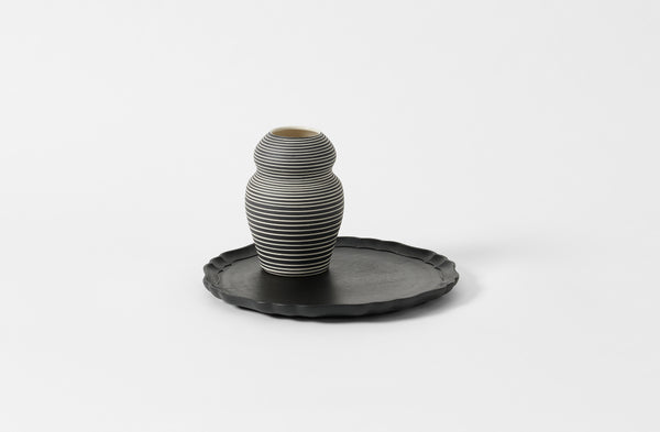 ifuji-black-italian-round-tray