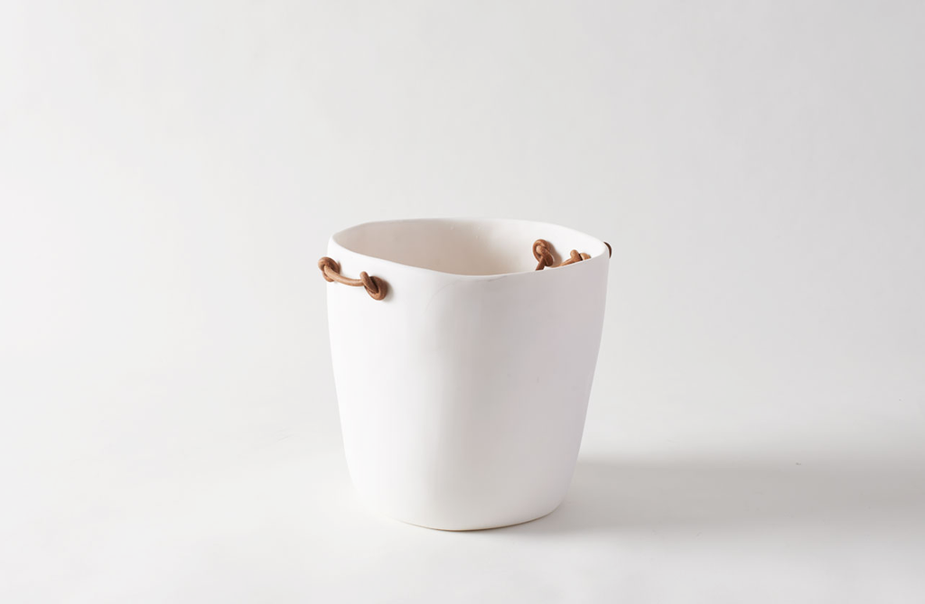 Tina Frey Large White Champagne Bucket