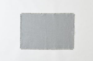Boxwood Linen Ash Fringed Placemat
