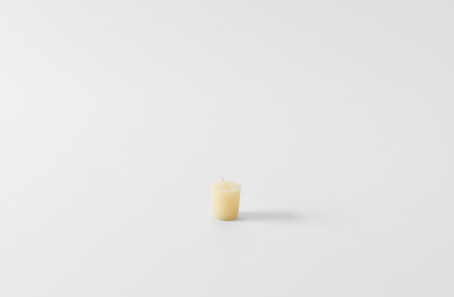 Unscented Ivory Votive Candle