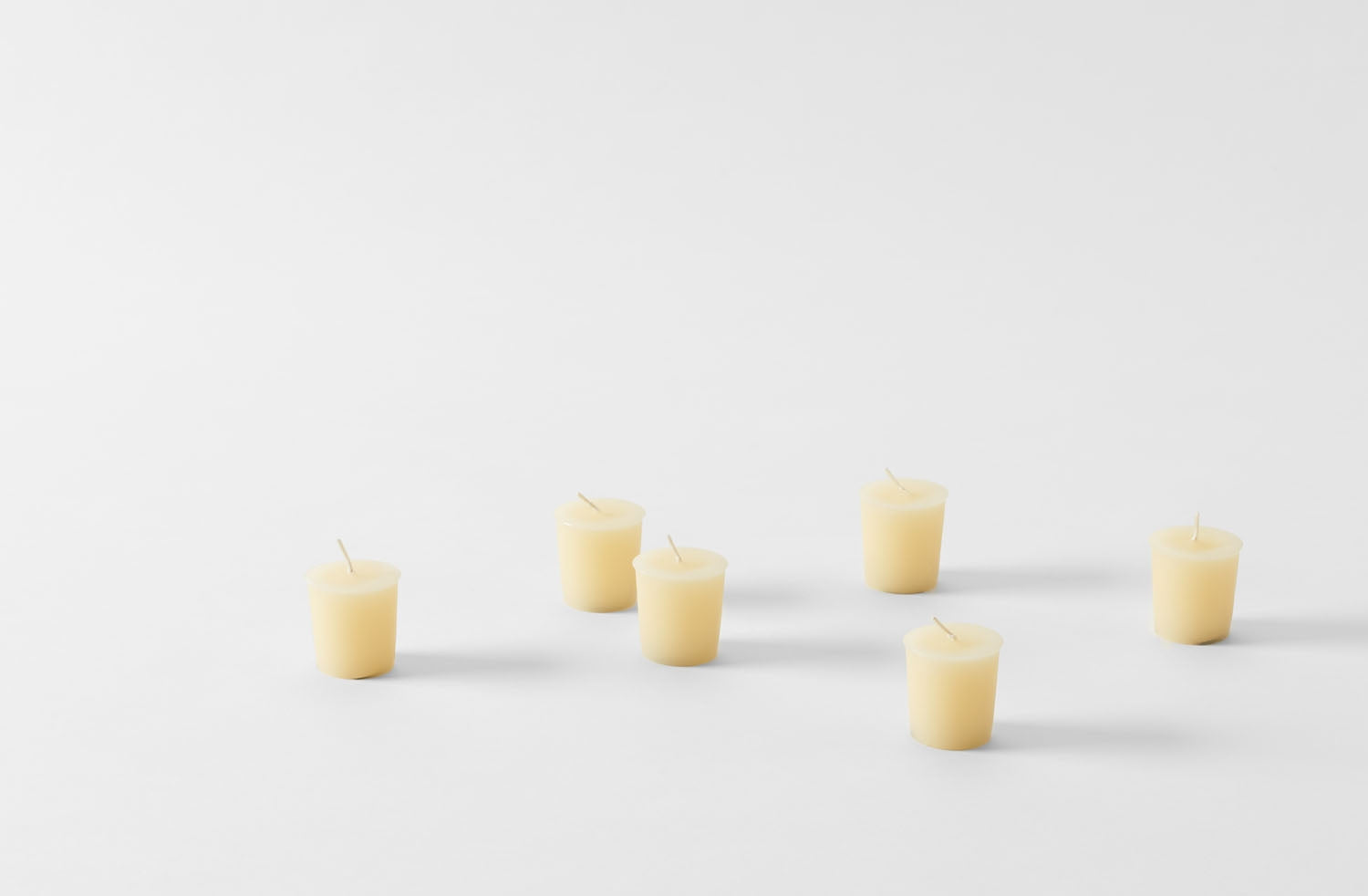 Unscented Ivory Votive Candle