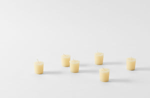 Unscented Ivory Votive Candle
