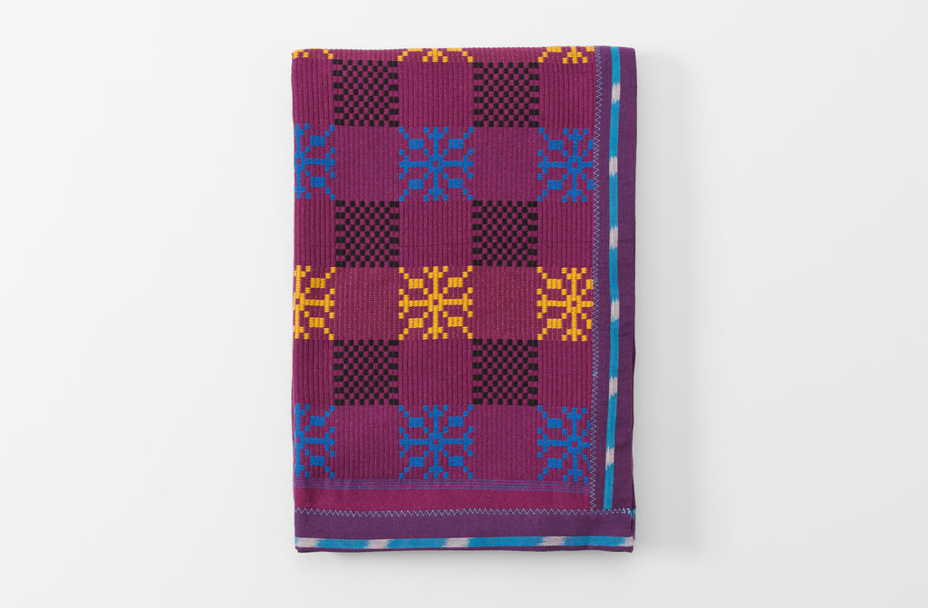 Gregory Parkinson Magenta Melange Throw Blanket – MARCH