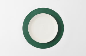 Peter Speliopoulos Malachite Round Leather Placemat