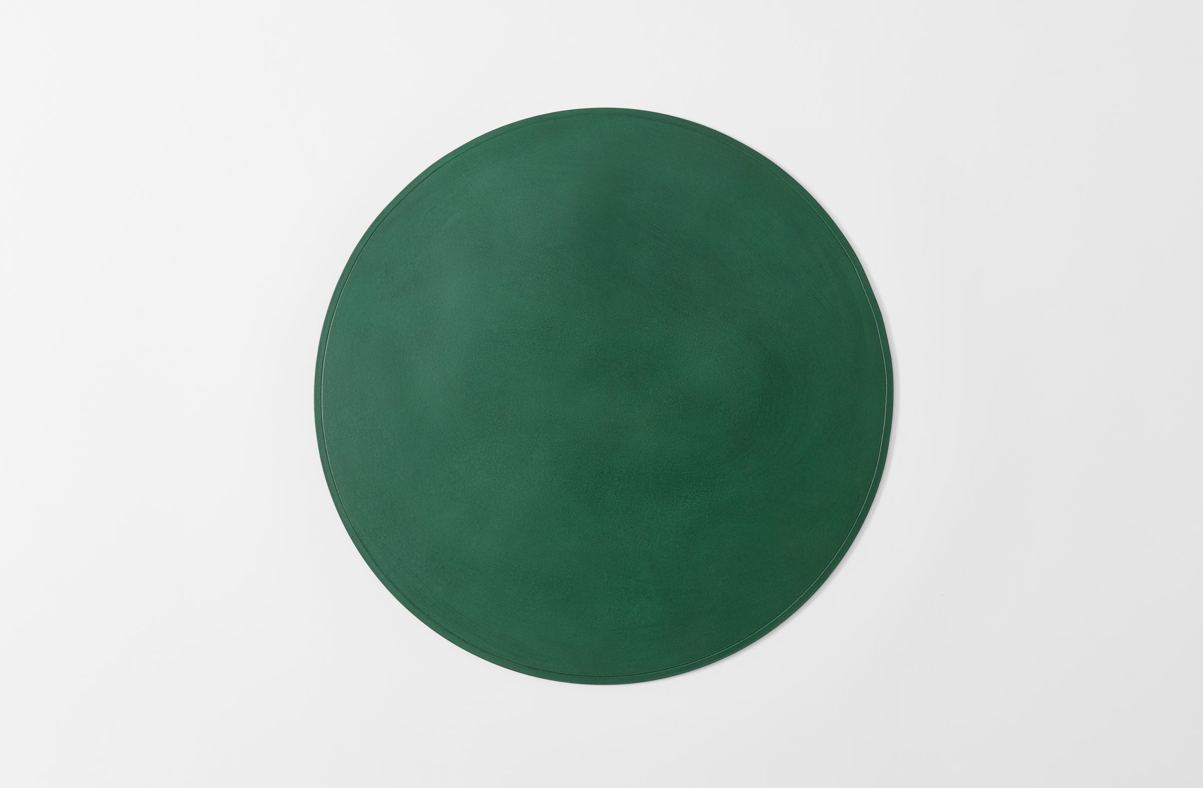 Peter Speliopoulos Malachite Round Leather Placemat