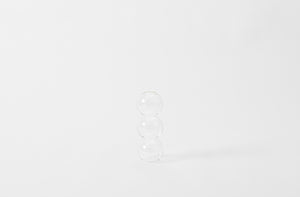 Medium Clear Bubble Vase